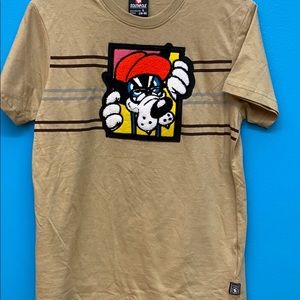 Southpole fuzzy patch t-shirt